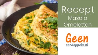 Recept Masala Omeletten [upl. by Rases]