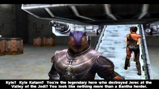 Star Wars Jedi Knight II Jedi Outcast  Chapter 2  Artus Prime amp Desann Cutscenes [upl. by Ayikat]