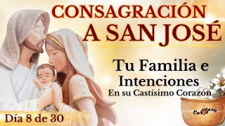 🔴🧺DÍA 8 CONSAGRACIÓN A SAN JOSÉ  CANASTO A SAN JOSÉ ❤️ [upl. by Nawrocki]