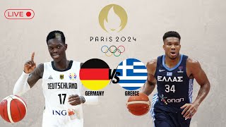 Germany Vs Greece Basketball Olympic Games  Play Offs [upl. by Eiboj254]