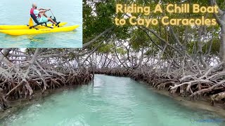 Riding A Chill Boat to Cayo Caracoles In La Parguera Lajas Puerto Rico [upl. by Wainwright]