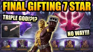 FINAL 7 STAR GIFTING CRYSTAL OPENING 2023  TRIPLE GOD CEO COMEBACK  Marvel Contest Of Champions [upl. by Nnylram792]