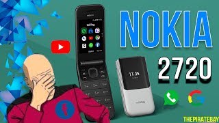 Псевдо смартфон Nokia 2720 Flip  ОТЗЫВЫ в PLEERRU [upl. by Aicekal]