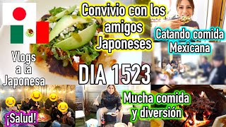 FIESTA CASERA Con amigos JAPONESES 🎉🌮  Catando COMIDA MEXICANA 🇲🇽 JAPÓN  Ruthi San ♡ 091124 [upl. by Anitneuq]