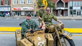 Reading’s WWII MidDay Parade brings history to life with vintage vehicles and reenactors [upl. by Itsim85]