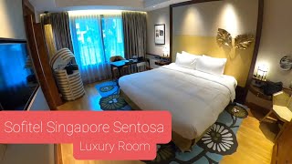 Sofitel Singapore Sentosa Resort amp Spa Luxury Room  Staycation  Room Tour [upl. by Mccourt674]