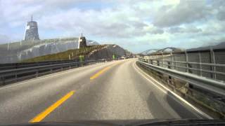 GoPro HD The Atlantic Rd quotAtlanterhavsveienquot Norway [upl. by Trinatte406]