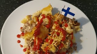 How to make Finnish Mac in a box  Makaronilaatikko recipe [upl. by Eniamrej900]