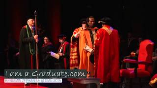 Benjamin Zephaniah receives honorary degree at De Montfort University [upl. by Eimmac]