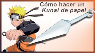 🗡️ Cómo hacer un Kunai de Papel 🗡️ Origami Fácil 🗡️ Armas de Naruto🗡️ Cuchillo de Papel 🗡️ [upl. by Padraic]