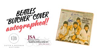 Beatles Yesterday amp Today quotButcherquot Cover Album Signed by Paul McCartney amp Ringo Starr [upl. by Jilli874]