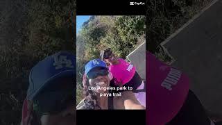 Hike from culver City stairs to Kenneth Hahn park fitcheck fittedbycrish workout fyp [upl. by Akiehsat]