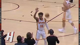 Trae Young Waves Goodbye to the Cavs Fans 😂 [upl. by Shull476]