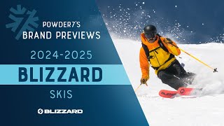 20242025 Blizzard Skis Preview  Powder7 [upl. by Aninat]