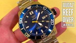 AUDAZ REEF DIVER 300M Watch Review [upl. by Oirazan]