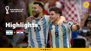 MESSI MAGIC amp ALVAREZ SOLO GOAL  Argentina v Croatia  SemiFinal  FIFA World Cup Qatar 2022 [upl. by Arreic638]