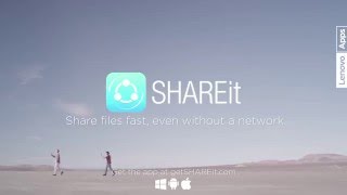 Lenovo SHAREit Share files anywhere even without a network [upl. by Eicyaj]