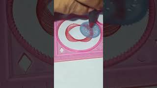 Spirograph amazing pattern 🎭 spirograph drawing satisfying shorts plz subscribe 🙏🏼 [upl. by Rodd884]