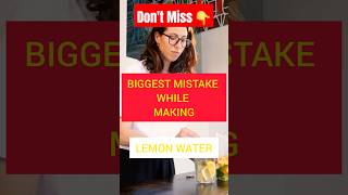 Biggest Mistake  Hot Lemon Water 😮 shorts science vitaminc [upl. by Sension]