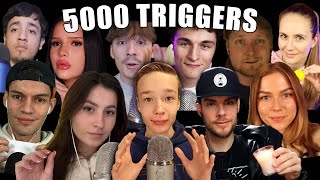 ASMR 5000 TRIGGERS WITH FRIENDS  Epic 500k Special Collab [upl. by Ahgiela]