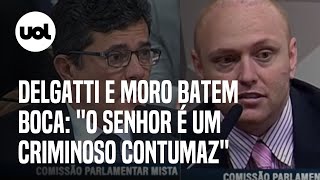 Delgatti para Moro na CPI Li conversas privadas e posso dizer que o senhor é criminoso contumaz [upl. by Allimaj609]