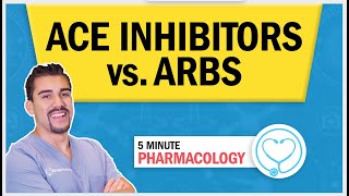 Pharmacology ACE Inhibitors vs ARBs  Antihypertensive l Lisinopril Losartan for NCLEX RN LPN [upl. by Annovy]