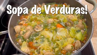 Sopa de Verduras  Vegetables Soup [upl. by Ayikahs]