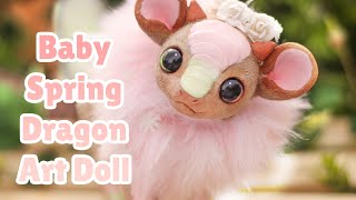 Making A Baby Spring Dragon l DIY Art Doll Tutorial [upl. by Caswell351]