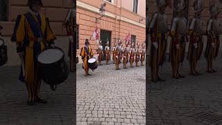 Vatican exclusive For the first time inside the barracks of the Pontifical Swiss Guard [upl. by Suoirad230]