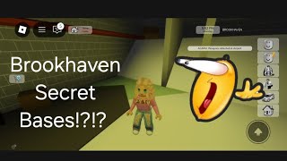 Theres Secret Bases in Brookhaven 😱 🤔 😱 🤔 [upl. by Nasah784]