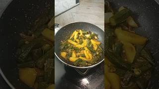 Bhindi chorchori recipeshorts video [upl. by Darrell]