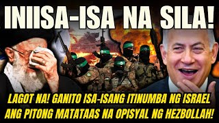 LAGOT NA GANITO ISAISANG ITINUMBA NG ISRAEL ANG PITONG MATATAAS NA OPISYAL NG HEZBOLLAH YARI NA [upl. by Tedman]