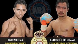 Knockout CP Freshmart vs Byron quotGallitoquot Rojas Review [upl. by Adnesor302]