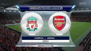 Liverpool FC vs Arsenal FC  13012016  Barclays Premier League  FIFA 16 [upl. by Oinigih]