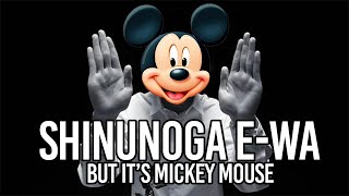 Mickey Mouse Sings Shinunoga Ewa by Fujii Kaze Full Song Cover [upl. by Atnwahs812]