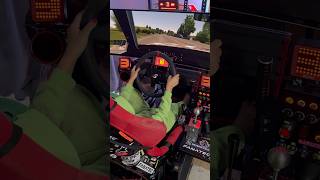 Dads little sim racing dinosaur 🦕 is “breaking the speed limit”😂🥰 gaming simracing [upl. by Carmela]