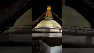 Night view of Bouddha bouddha nepal [upl. by Hedberg]