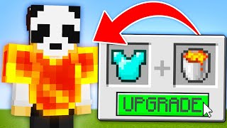 Minecraft Manhunt But You Can Upgrade Items [upl. by Kravits]