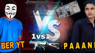 CYBER YT VS P A A A N D A  1v1 tdm fight viralvideo bgmi [upl. by Doolittle]