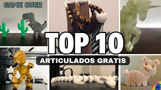 🔥 IMPRESIONES 3D articuladas 👉STL GRATIS  ASMR [upl. by Tavia]