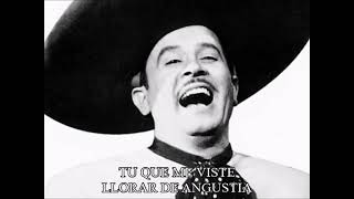 CUATRO CAMINOS  PEDRO INFANTE CON LETRA [upl. by Fiel]