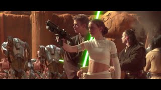 Star Wars Attack of the Clones 2002  Jedi Vs Battle Droids Scene Part 2 HD [upl. by Naejamron651]