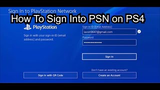 How To Sign In Into PlayStation Network On PS4 Video Version ps4 playstationnetwork [upl. by Lemuela]