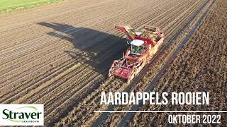 Aardappels rooien 2022 Landbouwbedrijf Straver [upl. by Dilks]