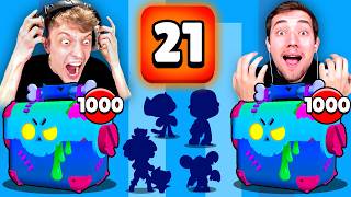 1000x TODES BOX OPENING BATTLE 😱 117x NEUER BRAWLER  SKINS 😱 Brawl Stars deutsch [upl. by Hagen]