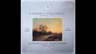 RimskyKorsakov  Symphony No 3 in C major Op 32 second version 186673 rev 1886 [upl. by Ryon]