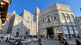 Firenze in 4k  spettacolare…Piazza del Duomo e San Lorenzo [upl. by Tuppeny]