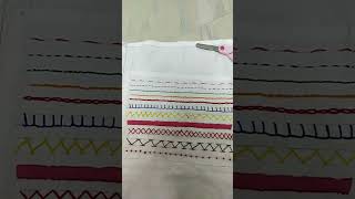 Basic embroidery stitch🪡 [upl. by Berman]