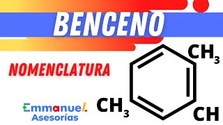 Nomenclatura Orgánica del BENCENO ejercicios resueltos paso a paso [upl. by Tarryn]