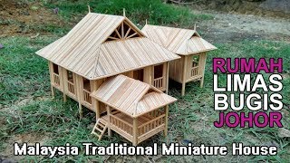 JOHOR Traditional House Replica Malaysia  Rumah Limas Bugis [upl. by Thill814]